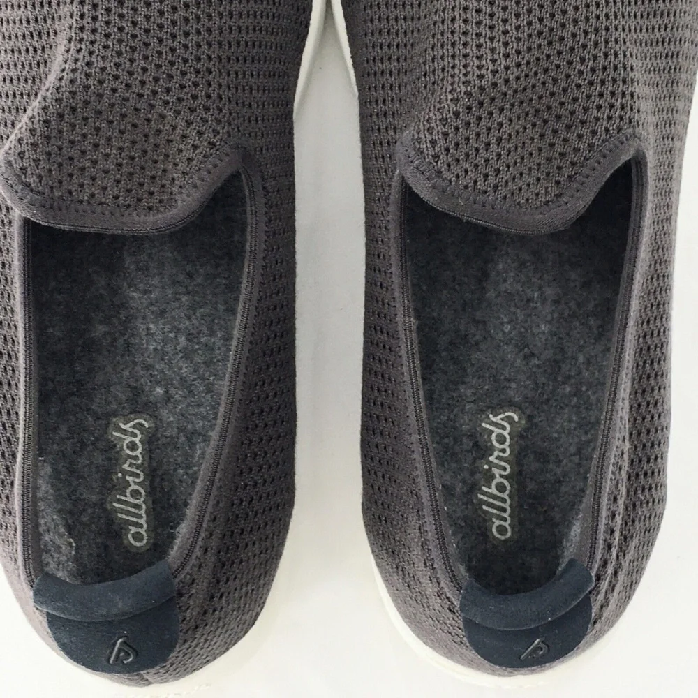Allbirds Mens Tree Loungers TL Slip On Sneaker Grey Knit Upper Lightweight Sz 10 - Picture 8 of 10